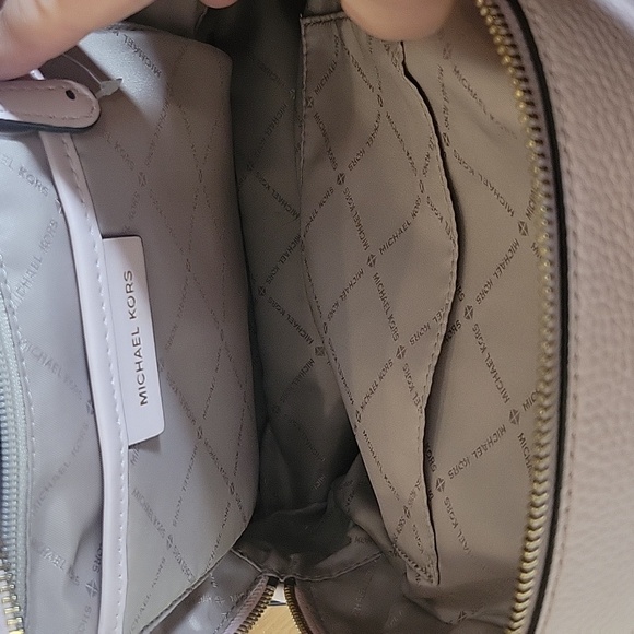 Michael Kors Adina Medium Pebbled Leather Backpack main image 11